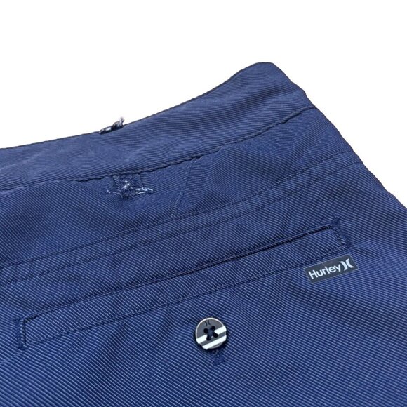 Hurley Nike Men's Dri-Fit Chino Shorts Size 16 Golf Stretch Outdoors Blue Active - Picture 3 of 6